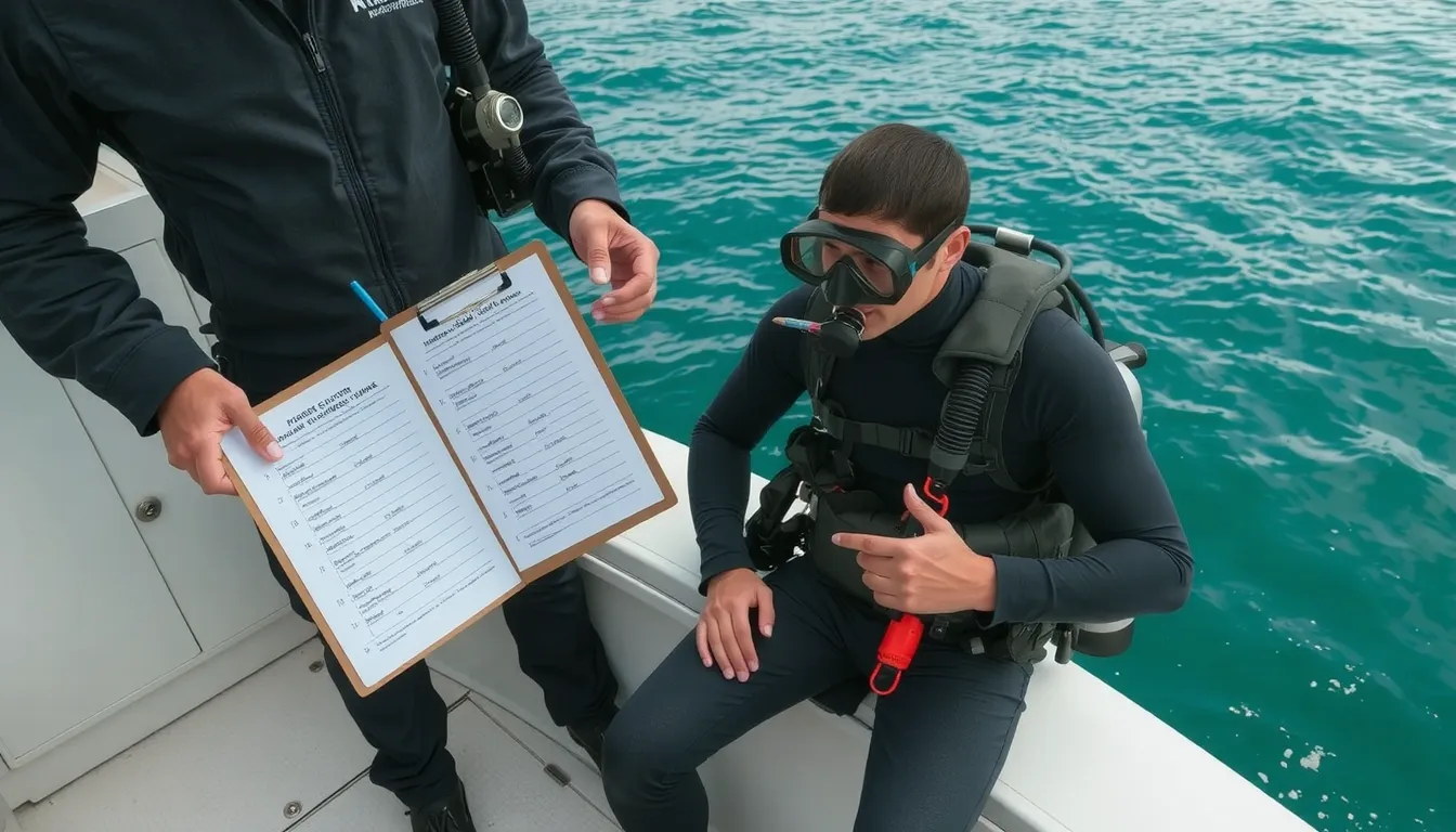contre indication plongee sous marine