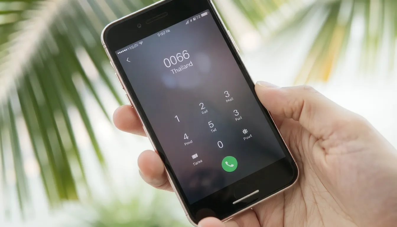 indicatif téléphonique pour la thaïlande